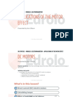 DC Motors Edrolo Study Notes Annotated