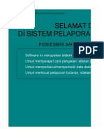 Selamat Datang Di Sistem Pelaporan Data Rutin Ispa: Puskesmas Sariwati