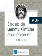 Frases para Poner en Un Cuadrito - Lemmy