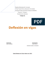 Deflexion de Vigas