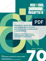 Movilidad y Desarrollo Urbano - Una Revisión de Los Factores Estratégicos de Su Gobernaza y Sostenibilidad