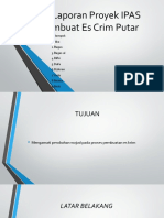 Laporan Proyek IPAS Membuat Es Crim Putar KELOMPOK 1