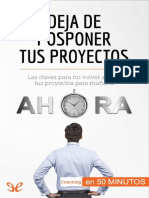 50 minutos - Deja de posponer tus proyectos (check)