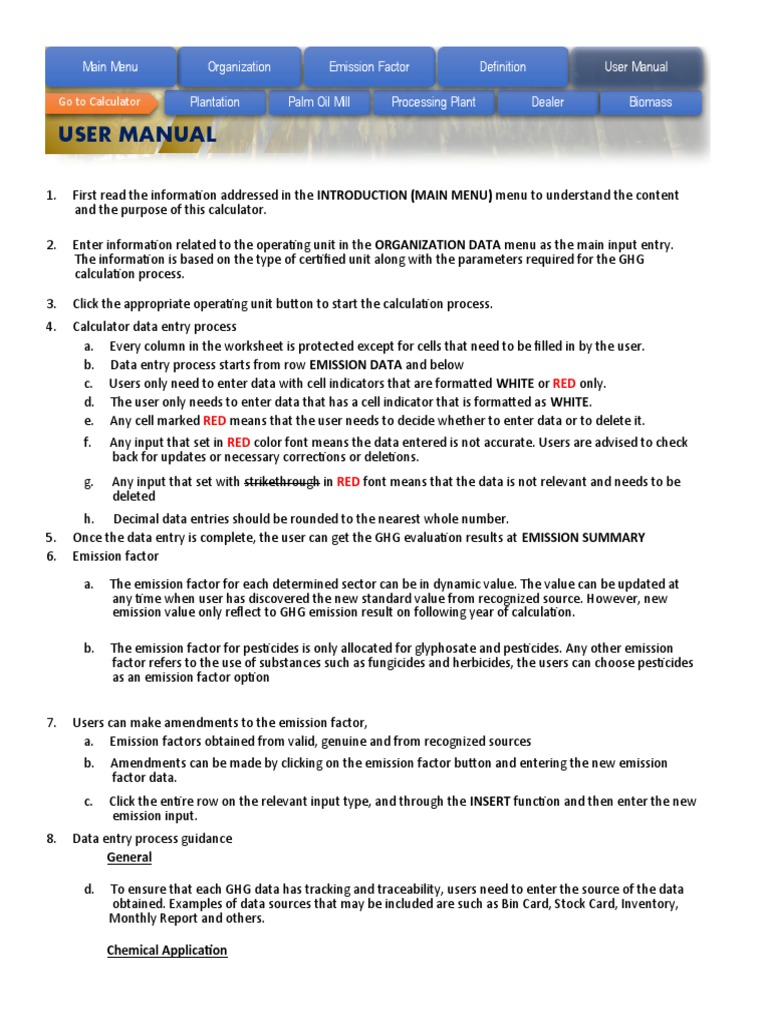 GHG Emissions Calculation Guide | PDF | Greenhouse Effect | Greenhouse Gas