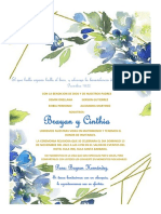 Tarjeta de Invitacion Bayron