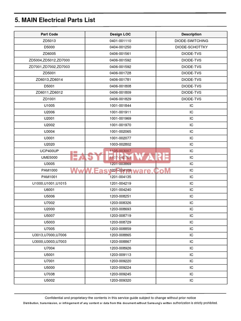Electrical Part List - Schematic Diagram | PDF | Computing | Computer ...