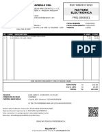 H & L Maniobras Eirl: Factura Electrónica