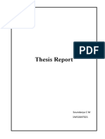 Thesis Report: Soundarya C M 1WS18AT021