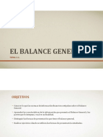 Tema 2.2. El Balance General