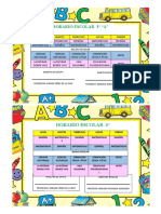 Horario Escolar Completo