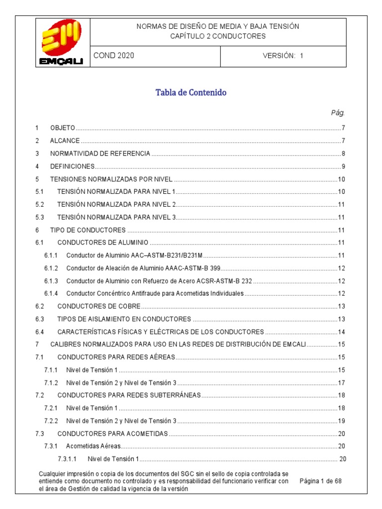 CD 2020 2 Conductores MT BT | PDF | Conductor electrico | Ingeniería de ...