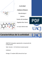 Actividad - Antimicrobianos