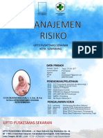 Puskesmas Sekaran Semarang - MANAJEMEN RISIKO FIX