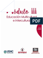 Moìdulo III Educacioìn Multiculturalidad e Interculturalidad 2018