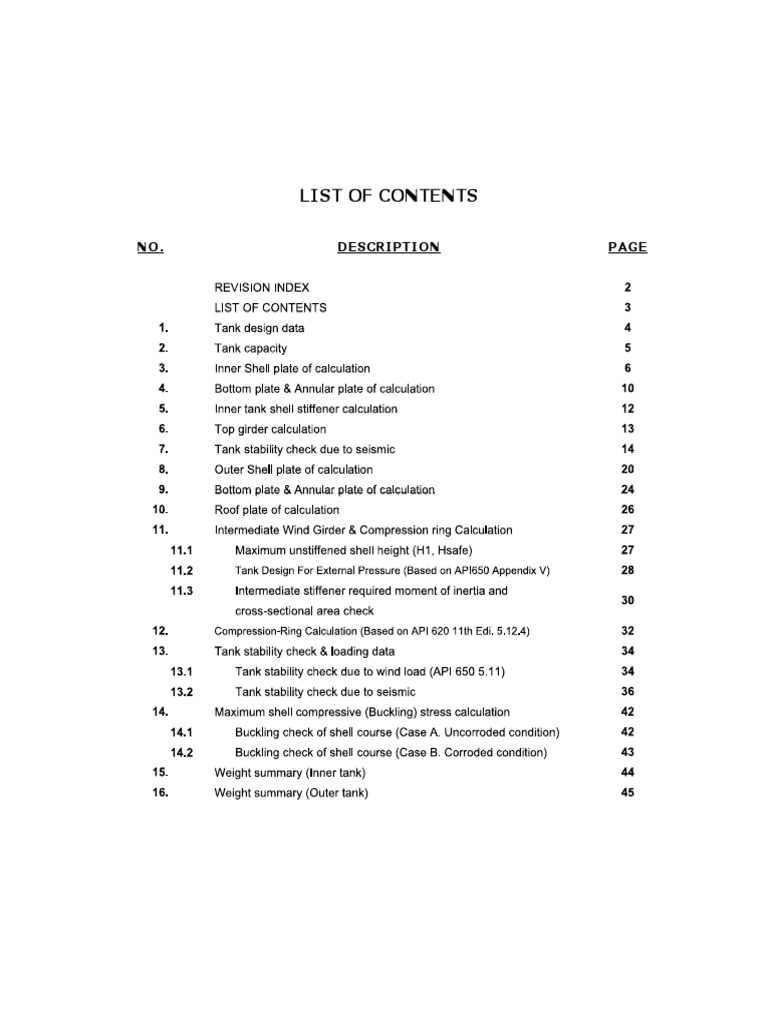 API 620 Tank Design Calculations | PDF | Buckling | Stress (Mechanics)