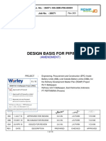 100 3DR P30 00001 000 - Design - Basis - For - Piping