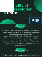The Finality of God's Revelation in Christ