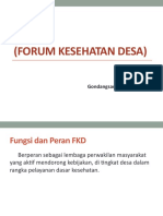 FORUM KESEHATAN DESA