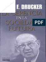 La Gerencia en La Sociedad Futura. Peter Drucker