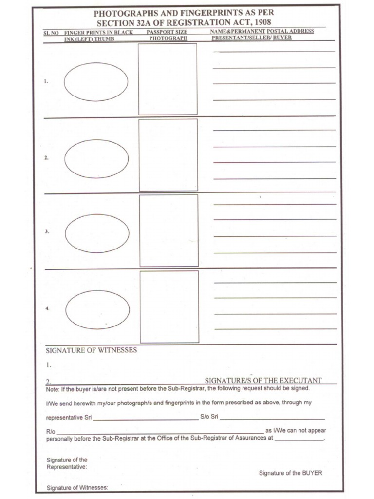 32a Registration Act 1908 | PDF