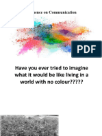Role of Colour in Visual Presentation 