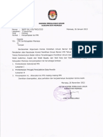 KPU Kabupaten Mamasa Tetapkan Sekretaris dan Staf Sekretariat PPS