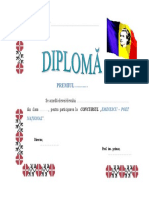 1 Diploma Eminescu