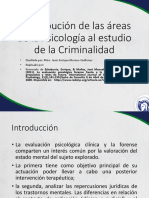 Contribución de Las Áreas de La Psicología Al Estudio de La Criminalidad