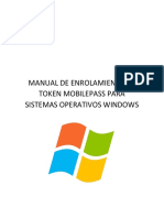 Manual de Enrolamiento de Token Mobilepass Windows