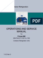 Operations and Service Manual: Container Refrigeration