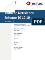 S4 - Tarea - 2.1 - Toma de Decisiones Enfoque 10 10 10 - LeyannyDuron