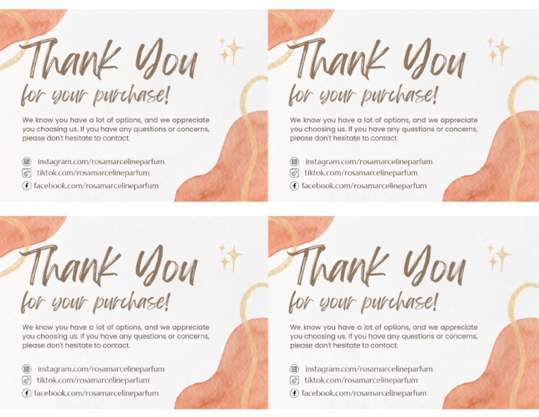 Thank You Note | PDF