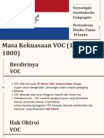 VOC dan Masa Kekuasaannya di Nusantara