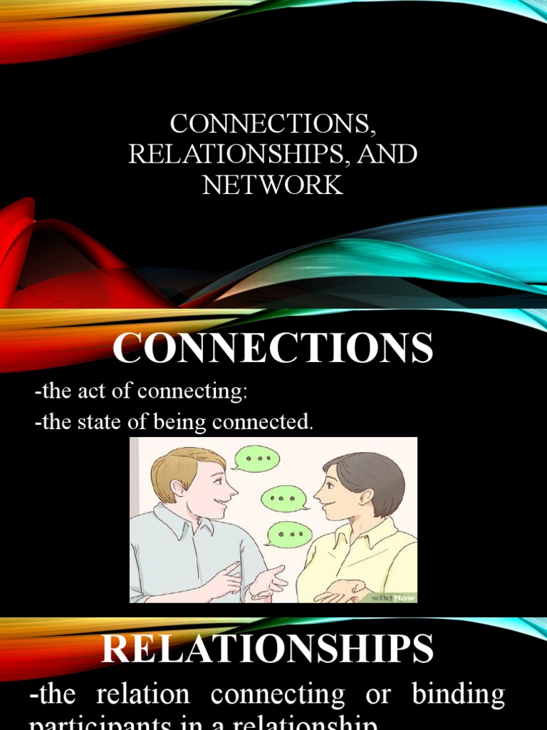 Connections, Relationship, Network PDF