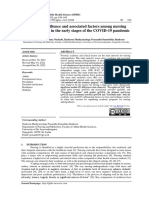 Stress and Resilience and Associated Factors Among Nursing Undergraduates in The Early Stages of The COVID-19 Pandemic