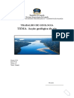 Ação geológica dos rios e sua influência na paisagem