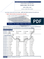 (ÔN TỦ) Buổi 1. Phát âm và dấu nhấn