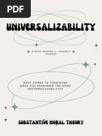 Kant's Principle of Universalizability | PDF