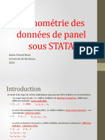 Econométrié Dés Donnéés Dé Panél Sous STATA: Dalila Chenaf-Nicet Université de Bordeaux 2019