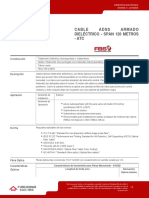 Especificación técnica cable ADSS 120m