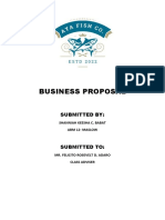 AYA FISH CO. BUSINESS PROPOSAL