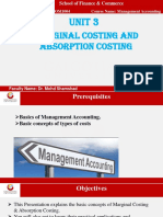 Marginal & Absorption Costing