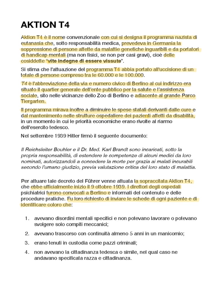 Aktion T4 | PDF