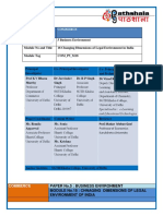 Changing Legal Environment