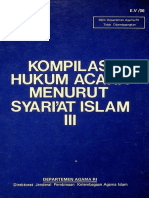 Kompilasi Hukum Acara Menurut Syariat Islam III