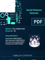 Social Distance Detector