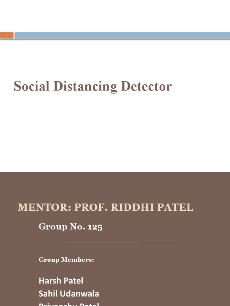 Social Distancing Detection System | PDF | Computing | Computer Science