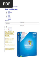 Best Hacking Site: XP Tricks LL Some Call It Hack