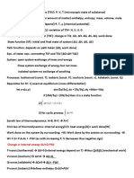 Thermodynamic State Variables