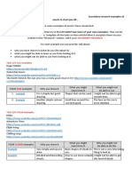 Secondary Research - Final